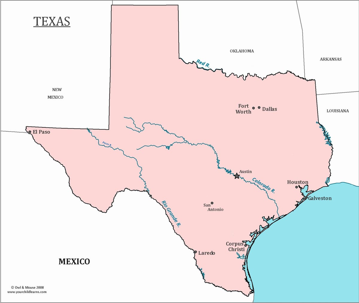 Austin texas térképen