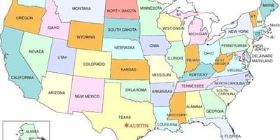 Austin, usa térkép