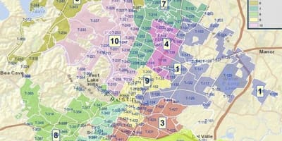 Austin Tx övezeti térkép