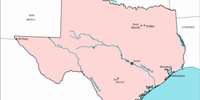 A texasi Austin térkép