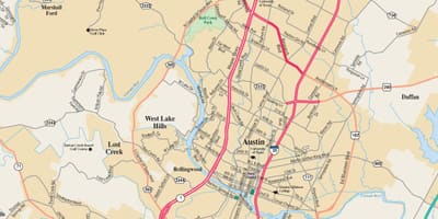 Austin Tx térképen
